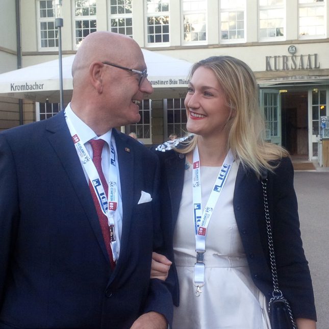 Dr. Herlan mit Tochter Deborah